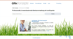 Desktop Screenshot of cmxkonzepte.de